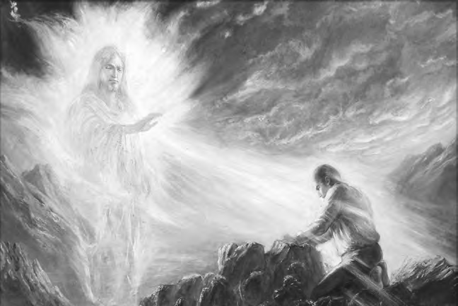 A painting depicting the Easter 1935 vision